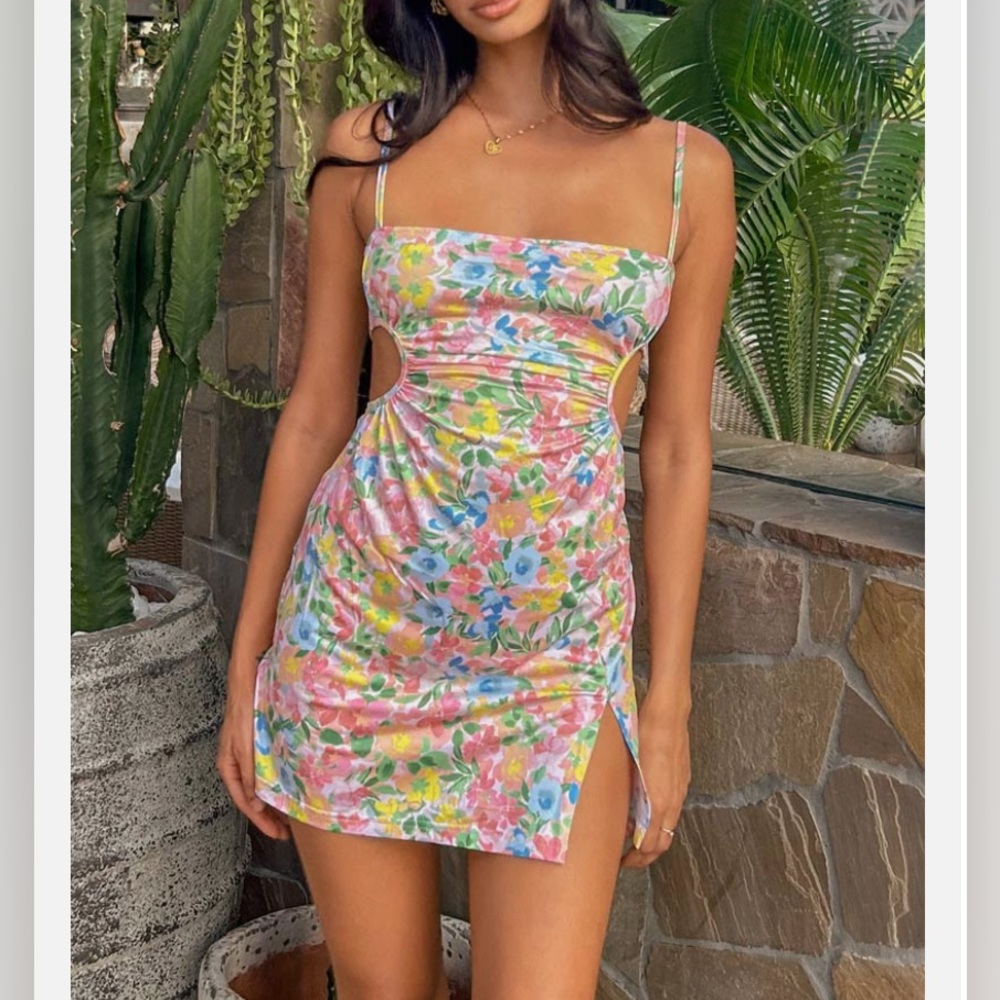 jenna cut out mini dress